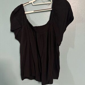 Chic Black Women's Blouse